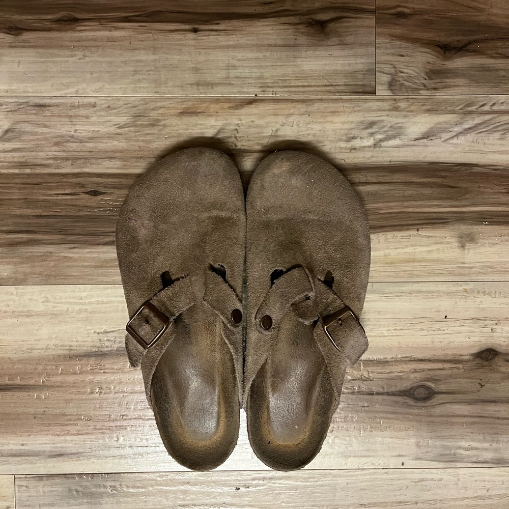 Men's Brown Suede Slip-On Birkenstock